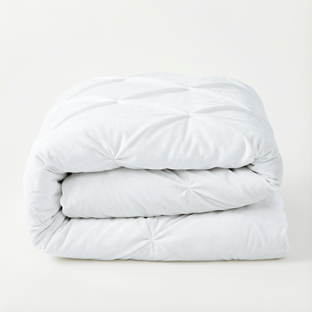 Dekbed Zonder Overtrek - Easy Velvet Pintuck Wit