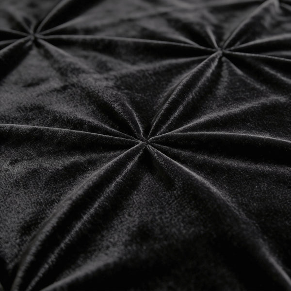 Dekbed Zonder Overtrek - Easy Velvet Pintuck Zwart