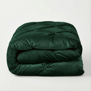 Dekbed Zonder Overtrek - Easy Velvet Pintuck Groen