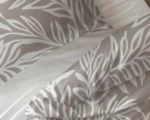Dekbedovertrek - Breeze Taupe 100% katoen