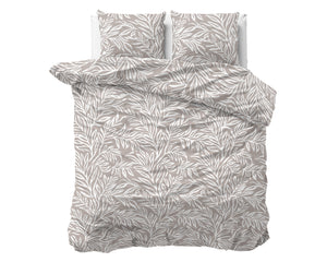 Dekbedovertrek - Breeze Taupe 100% katoen