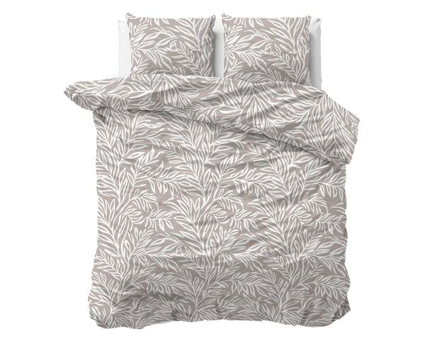 Dekbedovertrek - Breeze Taupe 100% katoen