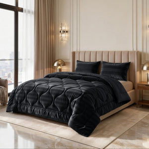 Dekbed Zonder Overtrek - Easy Dekbed Hotel Velvet Antraciet