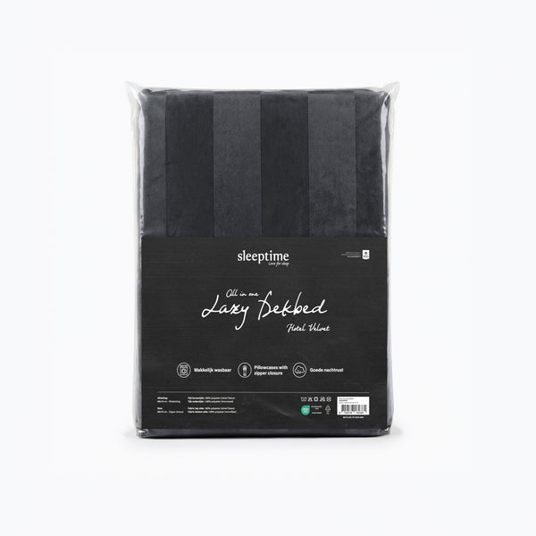 Hotel Velvet 2pack Slopen Antraciet 60 x 70