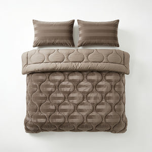 Dekbed Zonder Overtrek - Easy Dekbed Hotel Velvet Taupe