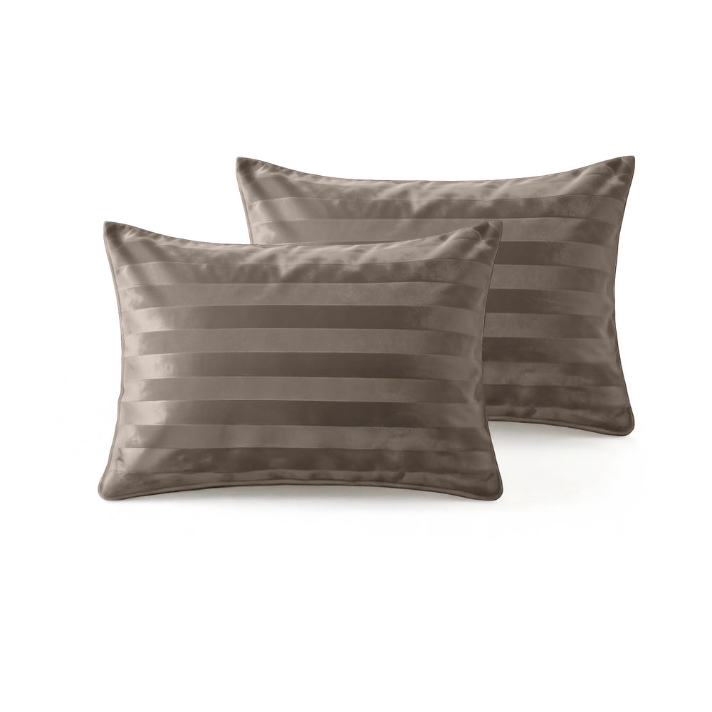 Hotel Velvet 2pack Slopen Taupe 60 x 70