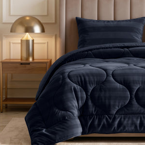Dekbed Zonder Overtrek - Easy Dekbed Hotel Velvet Navy