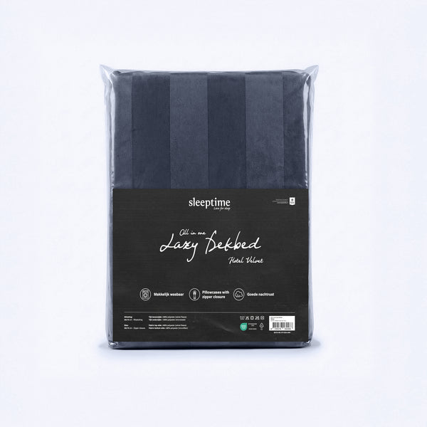 Hotel Velvet 2pack Slopen Navy 60 x 70