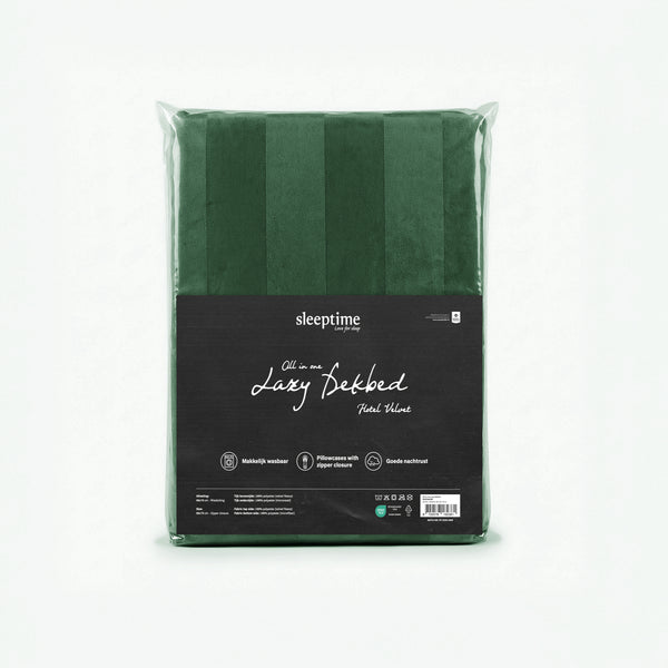 Hotel Velvet 2pack Slopen Donker Groen 60 x 70