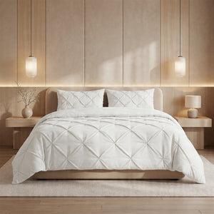 Dekbed Zonder Overtrek - Lazy Dekbed Pintuck Off White