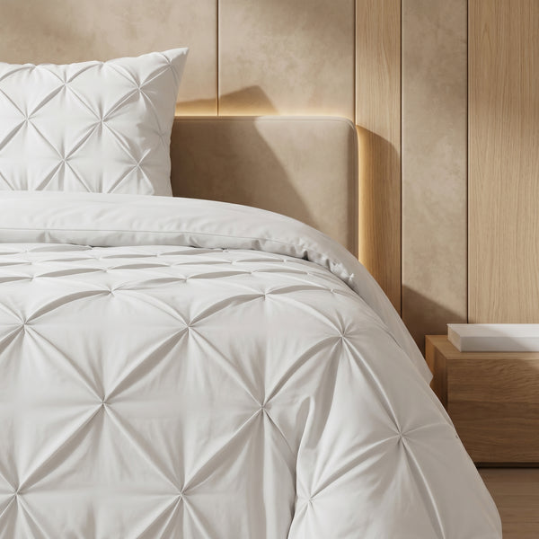 Dekbed Zonder Overtrek - Lazy Dekbed Pintuck Off White