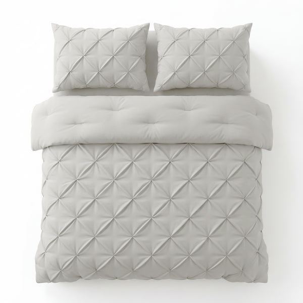 Dekbed Zonder Overtrek - Lazy Dekbed Pintuck Off White
