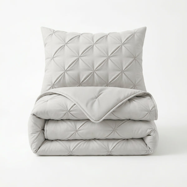 Dekbed Zonder Overtrek - Lazy Dekbed Pintuck Off White