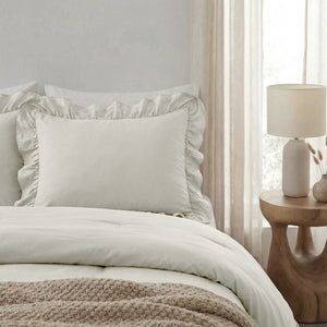 Easy Ruffles Kussenslopen 2pack Gebroken Wit 60 x 70