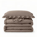 Bettdecke ohne Bezug - Easy Bettdecke Ruffles Taupe