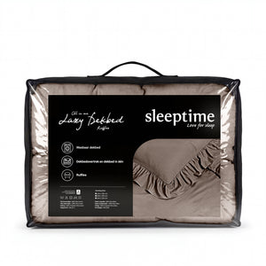 Dekbed Zonder Overtrek - Easy Dekbed Ruffles Taupe