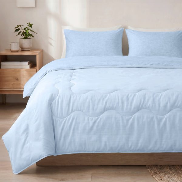 Dekbed Zonder Overtrek - Lileo Verkoelend dekbed – Blauw