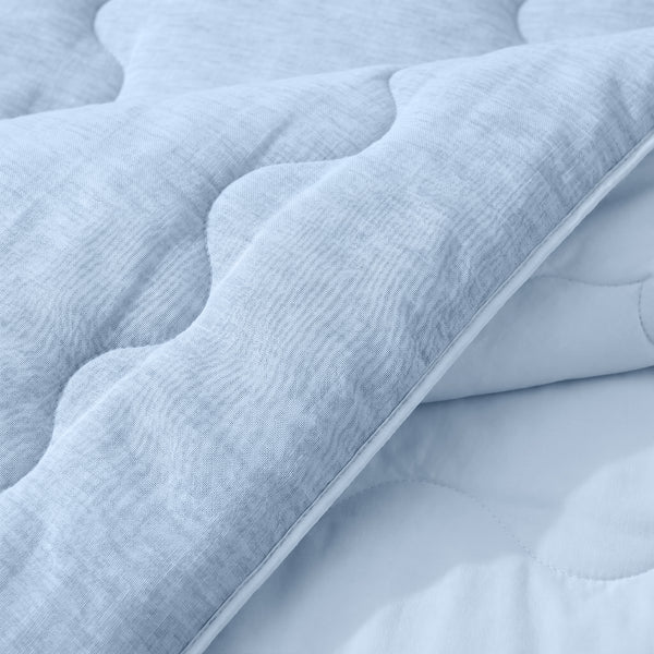 Dekbed Zonder Overtrek - Lileo Verkoelend dekbed – Blauw