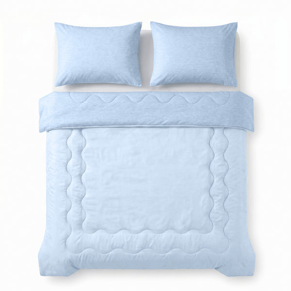 Dekbed Zonder Overtrek - Lileo Verkoelend dekbed – Blauw