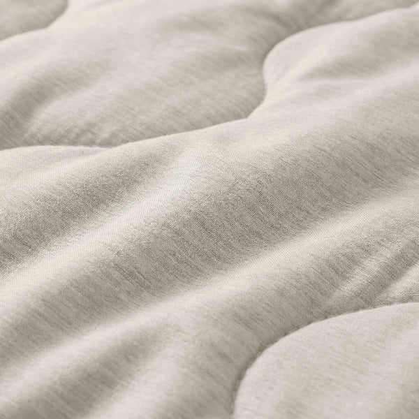 Kühlende Sommerdecke mit Bezug in 1 – Blue Cell Cooling – inkl. Kissenbezüge (Taupe)
