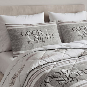 Dekbed Zonder Overtrek - Goodnight Zand Met Kussenslopen