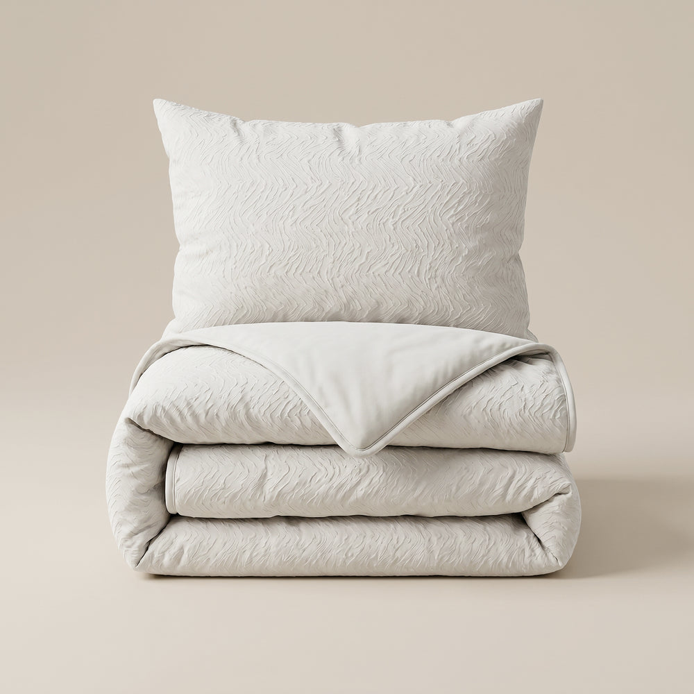 Dekbed Zonder Overtrek - Lazy Dekbed Salva Beige Met Kussenslopen