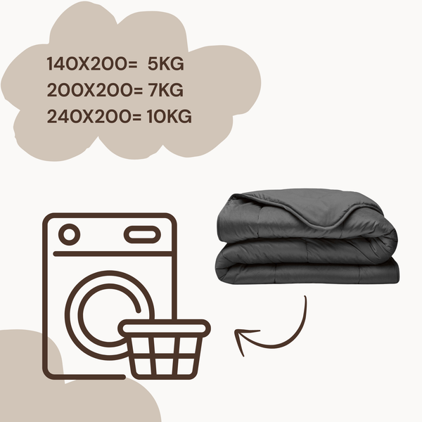 Lazy Velvet Duvet Anthracite