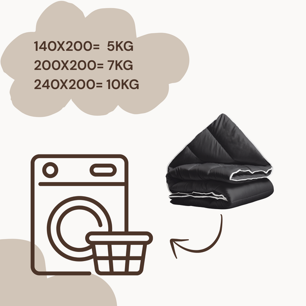 All-in-one lazy duvet Black