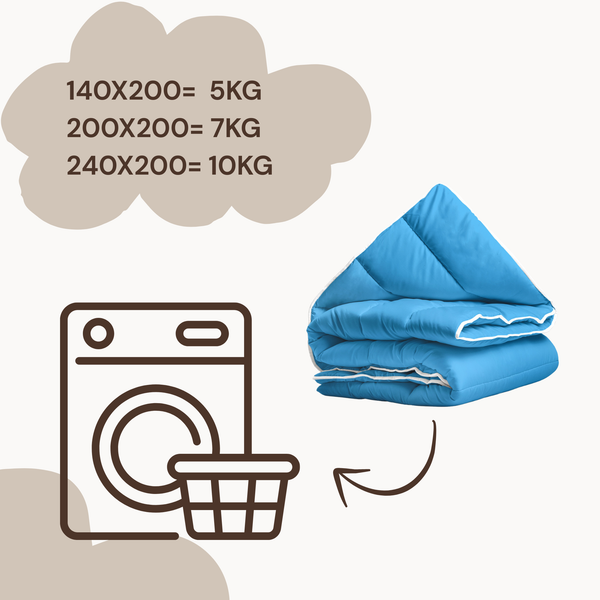 All-in-One-Lazy-Bettdecke Blau