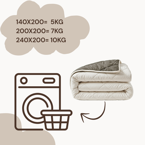 Lazy Dekbed Diamond Crème/Kaki