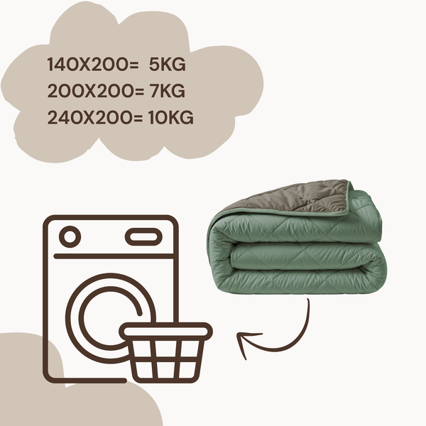 Lazy Dekbed Diamond Groen/Kaki