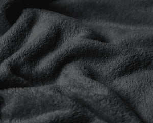Coral Fleece badjas Zwart