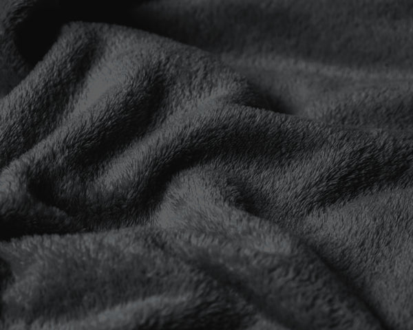 Coral Fleece badjas Zwart