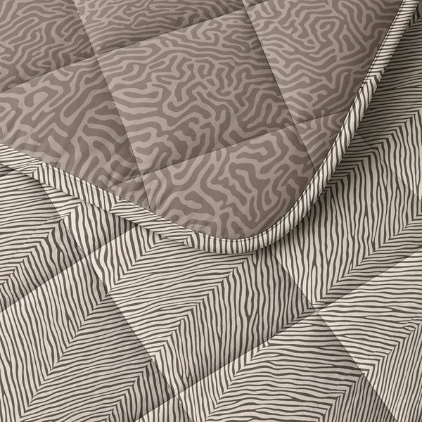 Easy Dekbed Solitude Taupe Met Kussenslopen