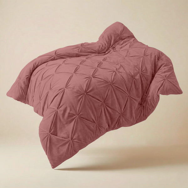 Dekbed zonder overtrek  -  Quilt Diamond pintuck Pink