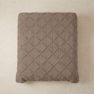 Dekbed zonder overtrek  -  Quilt Diamond pintuck Taupe