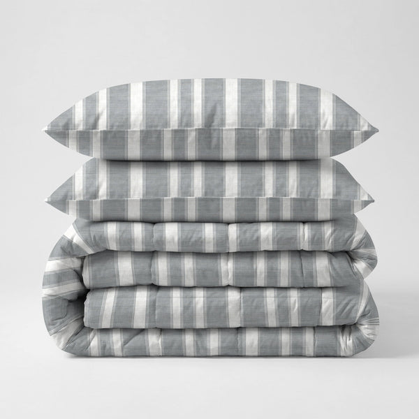 Dekbed Zonder Overtrek - Nano Printed Dekbed - Divided Grey