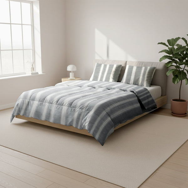 Dekbed Zonder Overtrek - Nano Printed Dekbed - Divided Grey