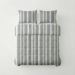 Dekbed Zonder Overtrek - Nano Printed Dekbed - Divided Grey