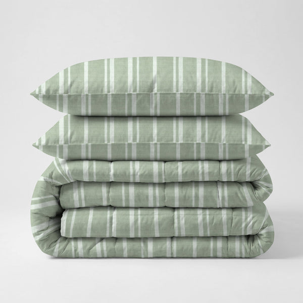 Dekbed Zonder Overtrek - Nano Printed Dekbed - Vertigo Green