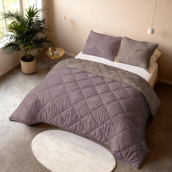 Easy Dekbed Dreamy Mauve Met Kussenslopen