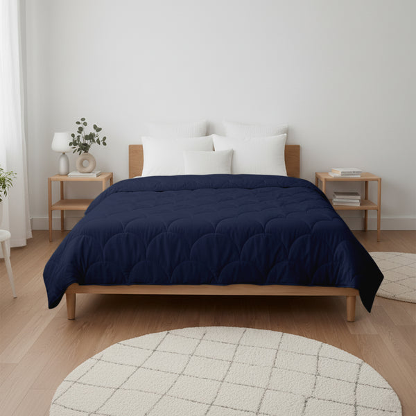 Eazzzy 4 Seizoen Dekbed - Donker Blauw