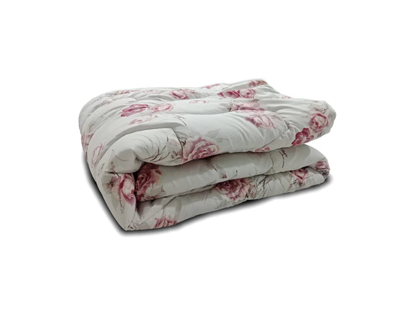 Bettdecke ohne Bezug – Lileo Flowers Diamond Pink – Extra dick