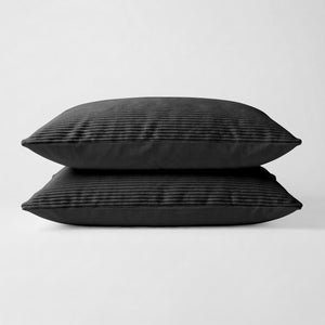 Lileo Corduroy kussenslopen – Antraciet/Zwart
