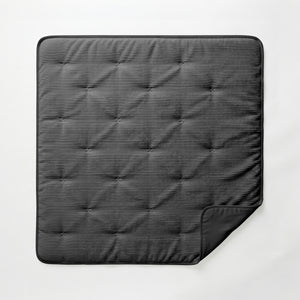 Dekbed Zonder Overtrek - Lileo Corduroy quilt – Antraciet/Zwart