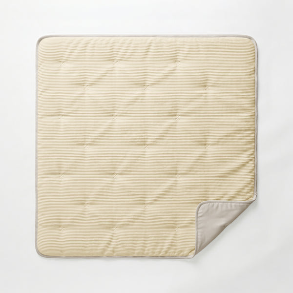 Dekbed Zonder Overtrek - Lileo Corduroy quilt – Champagne/Taupe