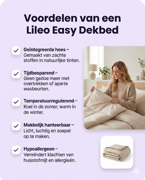 Easy Dekbed Glass Flower Blauw Met Kussenslopen