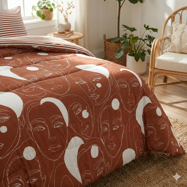 Lileo Easy Dekbed™ Oneline Faces