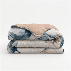 Easy Dekbed Glass Flower Blauw Met Kussenslopen