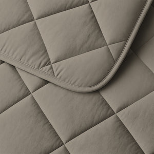 Lileo Lazy Dekbed Uni Taupe/Grijs Met Kussenslopen